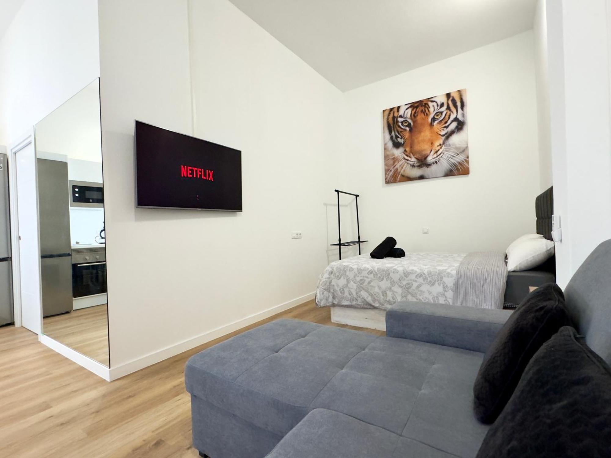 Апартаменты Loft Deluxe Aeropuerto Охос-де-Гарса Экстерьер фото